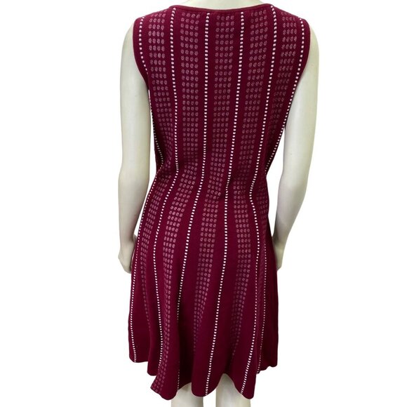 BCBG MAXAZRIA VICTORIA SLEEVESLESS SWEATER DRESS L - Picture 5 of 7